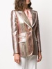 shimmer tailored jacket