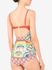 Carretto-print balconette swimsuit