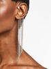 crystal-embellishment fringe earcuff 