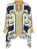 Foulard geometric-print silk shirt