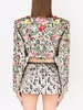 Spencer embroidered jacquard jacket