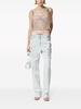 embellished straight-leg jeans