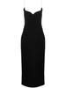 sweatheart-neck maxi dress