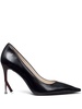 100mm Broken Heel leather pumps