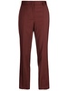 pleat-detailing wool tapered trousers 