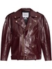 leather biker jacket