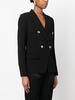 Crepe double-breasted blazer