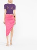 La Perola cut-out asymmetrical skirt