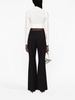 flared tailored trousers