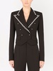 Spencer crystal-embellished wool jacket