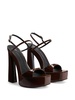 Sylvy 145mm patent leather sandals