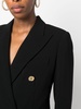 Crepe double-breasted blazer