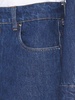 raw-cut straight-leg jeans