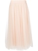 flared tulle midi skirt