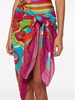 Bersaglio-print cotton cover-up