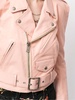 belted biker jacket