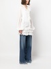 ruffle trim blouse