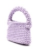 Nicoletta crochet-knit bag