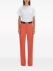 pleat-detail wide-leg trousers