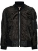 Refurbished quilted bomber jacket