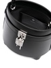 Shark Lock leather bucket bag