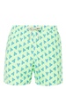 Comfort lobster-print swim shorts