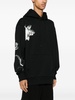 floral-print drawstring hoodie