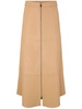 Kova zipped midi skirt