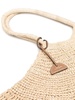 Lucia raffia-design tote bag