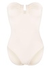 ruched cut-out swimsuit