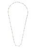 Cuadrangular silver necklace