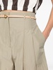 crepe pleated shorts