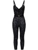 sequin-embellished jumpsuit