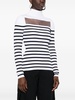 Striped jumper sailor top