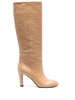 115mm croco-embossed knee-length boots