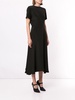 bow-fastened midi dress