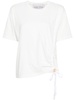 ruched detail cotton T-shirt