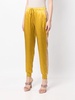 tapered silk trousers