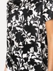 floral-print silk T-shirt