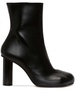 Paw leather ankle boots