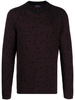 patterned intarsia-knit wool jumper