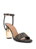 Zucca monogram heeled sandals