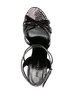 85mm snakeskin-effect sandals