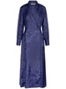 Winding Stream Party silk wrap dress