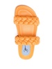 interwoven-strap flat sandals