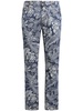 jacquard straight-leg jeans 