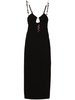 Black Solaria Midi Dress