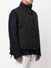 double-layer gilet wool jacket