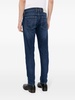 slim-cut cotton jeans