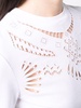 cutout-pattern T-shirt